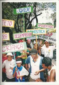 8º Grito dos excluídos – Soberania não se Negocia. Jovens e crianças participam do evento data: 07/09/2002 Foto: Beto Oliveira/Lumen