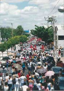 Protesto em Petrolina – Debate sobre mudanças na CLT e retirada de direitos trabalhistas 19/03/2002