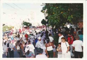 Passeata Dia Internacional da Mulher – 8 de março 2002. Foto: Alexandre Albuquerque/ Lumen