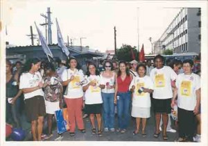 Passeata Dia Internacional da Mulher – 8 de março 2002. Foto: Alexandre Albuquerque/ Lumen