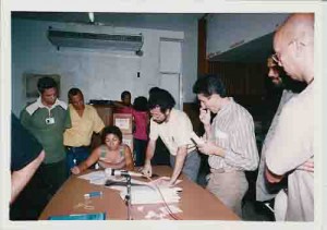 Votação do balanço financeiro e previsão orçamentária 2002 – 15/maio/2002 (Foto: Ivaldo Bezerra/Lumen) APURAÇÃO