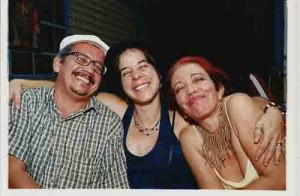 Sexta Por Rock – Sindicato dos Bancários
Cajá, Fabiana e Sulamita - 26/04/2002(Foto: Alexandre Albuquerque/Lumen)