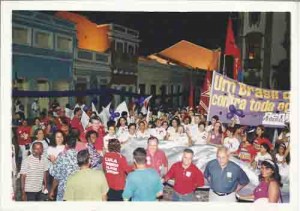 Passeata de Lula (PT) Recife 17/07/2002 foto: Ivaldo Bezerra/ Lumen