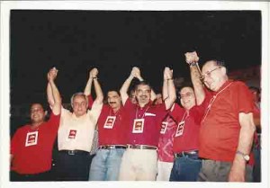 Passeata de Lula (PT) Recife 17/07/2002 foto: Ivaldo Bezerra/ Lumen