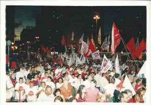 Passeata de Lula (PT) Recife 17/07/2002 foto: Ivaldo Bezerra/ Lumen