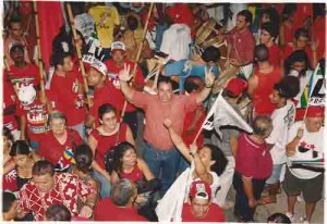 Passeata de Lula (PT) Recife 17/07/2002 foto: Ivaldo Bezerra/ Lumen