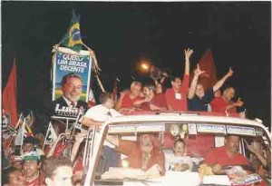 Passeata de Lula (PT) Recife 17/07/2002 foto: Ivaldo Bezerra/ Lumen
