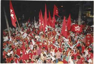 Passeata de Lula (PT) Recife 17/07/2002 foto: Ivaldo Bezerra/ Lumen