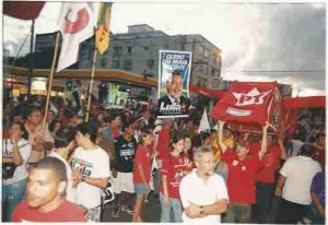 Passeata de Lula (PT) Recife 17/07/2002 foto: Ivaldo Bezerra/ Lumen
