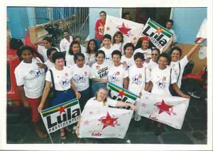 Passeata de Lula (PT) – Sindocato presente. Recife 17/07/2002 foto: Ivaldo Bezerra/ Lumen