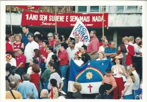 Ato no prédio da SUDENE (Recife) Lula presidente (PT) 17/07/2002 foto: Ivaldo Bezerra