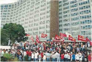 Ato no prédio da SUDENE (Recife) Lula presidente (PT) 17/07/2002 foto: Ivaldo Bezerra