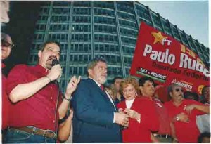 Ato no prédio da SUDENE (Recife) Lula presidente (PT) 17/07/2002 foto: Ivaldo Bezerra