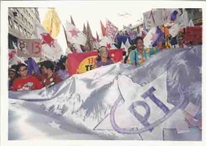 Eleições 2002 – 1º turno Dia Lilás – campanha Lula e Humberto Costa. data: 20/09/2002 foto: Beto Oliveira/ Lumen