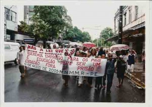 1º de maio: Ato no Marco Zero – 2002(Foto: Alexandre Albuquerque/Lumen)