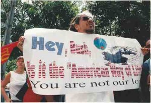 Passeata contra a guerra no Iraque 15 de fevereiro de 2003 Beto Oliveira/ Lúmen