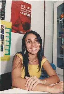 Centro de Mulheres do Cabo – Fábia Lopes, Coord. Do Programa Jovens Comunicadores. Ivaldo Bezerra/ Lumen – 11/03/2003