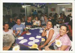 Dia Internacional da Mulher na FETAPE. E/D: Diretoras do SEEC/PE: tereza e Vera. foto: Beto Oliveira – 07/03/2003