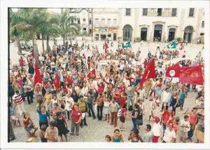Dia Internacional da Mulher – passeata em homenagem  as mulheres. foto: Beto Oliveira – 07/03/2003