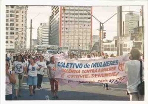 Dia Internacional da Mulher – passeata em homenagem  as mulheres. foto: Beto Oliveira – 07/03/2003