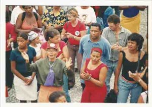 Dia Internacional da Mulher – passeata em homenagem  as mulheres. foto: Beto Oliveira – 07/03/2003