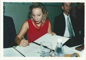 Posse de Ana Paula Pontes na FUNASA 28 de março de 2003 foto: Gonzaga Souza