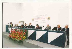 Reforma Trablalhista Audiência em Pernambuco D/E: Jorge Perez (delegado regional do trabalho c/ microfone) e Maurício Rands (deputado federal – PT/PE) lado direito), Ivaldo Bezerra/ lumen – 21/11/2003