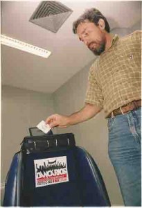 Assembléia de Prestação de Contas – Votação urnas volantes. Alexandre Albuquerque/ Lumen 24/04/2003 BB - Centro