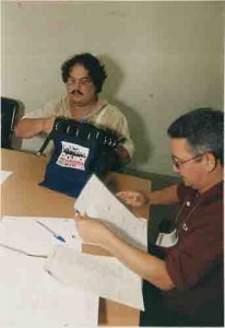 Apuração Votação prestação de contas – Funcionários E/D: Cajá e Ben-hur. Beto Oliveira/ Lumen 24/04/2003