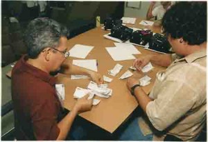 Apuração Votação prestação de contas – Funcionários E/D: Cajá e Ben-hur. Beto Oliveira/ Lumen 24/04/2003