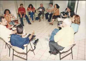 Encontro estadual dos Func. Do BNB trabalho em grupo 24/05/2003 foto: Ivaldo Bezerra