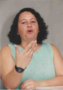 Encontro estadual dos Func. Do BNB jaqueline Natal (Dieese) 24/05/2003 foto: Alexandre Albuquerque