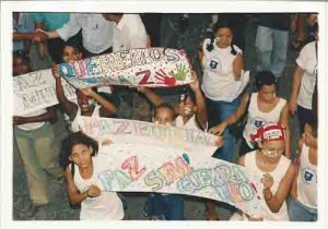 Ato contra a guerra no Iraque 4 de abril de 2003 Ivaldo Bezerra/ Lumen