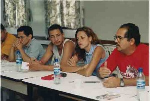Reunião p/ Diretoria de Planejamento
D/E – Rufino, Ketty, fabiano, José Fransisco(Chico).(Moreno - 2004(Lumen)