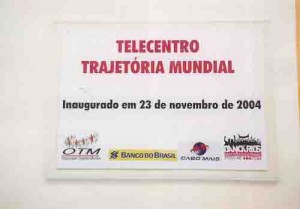 Inauguração Telecentro Sindicato dos Bancários 23 de novembro/ 2004