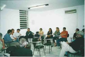 Campanha salarial /2004 reunião GT Saúde em 16/08/2004 E/D: Plínio pavão, Jaqueline (dir. Sindicato), Alfredo Sobral, luciano Roberto, Emerenciana (dir.), Onércia (delegada sindical), Maria das Graças (dir.), José Luiz e Varella (CNB). Alexandre Gomes/ Teclab.