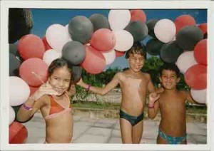 Festa da crianças – Clube de Campo dos Bancários D/E: Leonardo Filho - 10/10/2004(Foto: Beto Oliveira/Lumen)