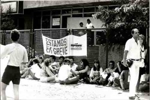 Greve dos bancários da caixa contra demissões junho/1990 – Greve da CEF