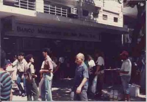Mobilização para a Assembléia Bandepe, Econômico, Meridional, Cooplan, Mercantil de São Paulo, Bradesco – 11/06/1990