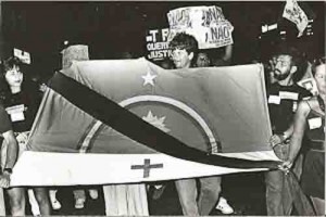 Passeata contra as 3000 demissões e fechamento das 98 ag. do Bandepe