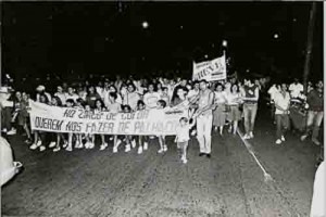 Ato contra as 3000 demissões e o fechamento das 98 ag do Bandepe – Out/91