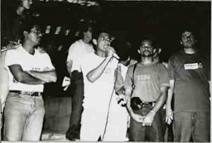 Ato contra a intervenção no Bandepe fechamento de 98 ag. 3000 demis.