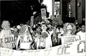 Campanha Salarial/91 – passeata dos Bancos Federais imagem fotos