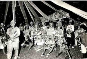 Campanha Salarial/91 – passeata dos Bancos Federais imagem fotos