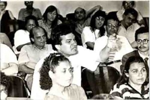 Debate no Sindicato dos jornalistas sobre o Bandepe – camp. Contra demissões imagem fotos 1991