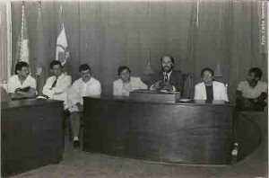 Solenidade na Câmara dos Vereadores de Vitória de Santo Antão – agosto/91