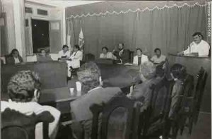 Solenidade na Câmara dos Vereadores de Vitória de Santo Antão – agosto/91