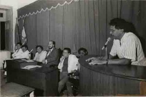 Solenidade na Câmara dos Vereadores de Vitória de Santo Antão – agosto/91