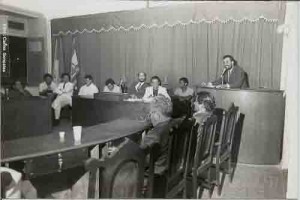 Solenidade na Câmara dos Vereadores de Vitória de Santo Antão – agosto/91