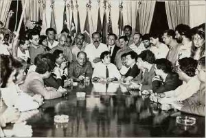 Audiência com Sec. da Casa Civil do Gov. Joaquim com o comitê em Def/band out/91